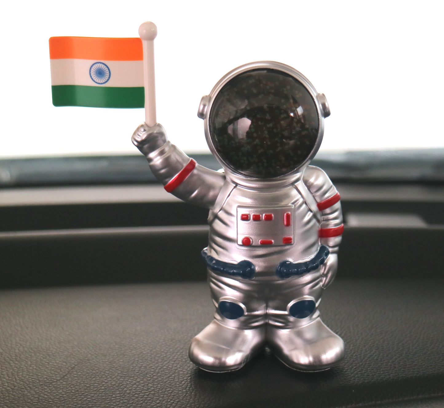 Solar astronaut with indian flag