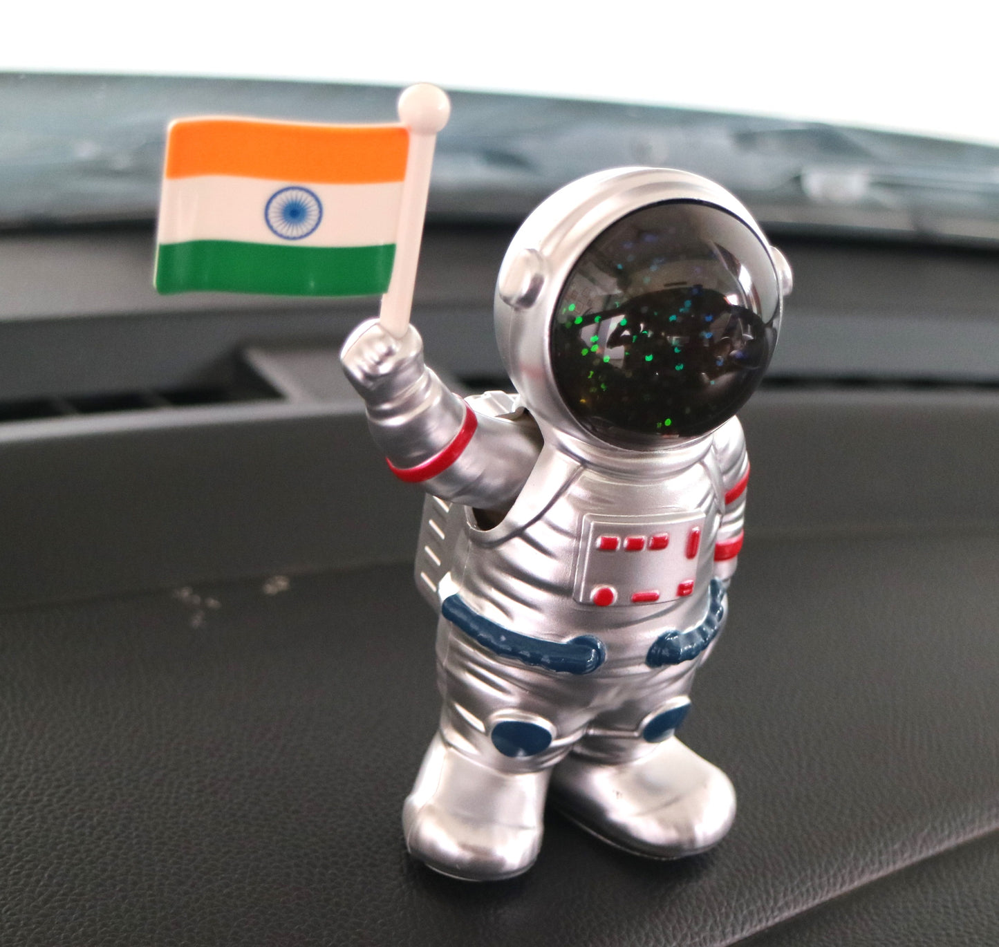 Solar astronaut with indian flag