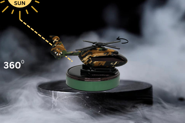 Car solar military helicopter perfume