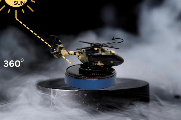Car solar military helicopter perfume