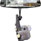 YOURKARTS.COM Cute Cartoon Hanging Ornament for Car | Rear View Mirror Pendant | Swing Accessory for Car, Home, Office, Gardening & Gifts (Koala)