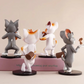 YOURKARTS.COM Car Ornaments with Tom & Jerry Design Figurines 6cm (2, Tom Eating Jerry Pack of-2)