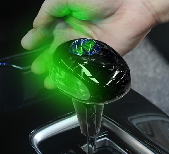 YOURKARTS Gear Shift Knob LED with Universal Fitting | Illuminated Gear Handle for Manual Automatic Cars | Premium Acrylic Build with Light-Up Feature for Stylish Night Driving (VIP)