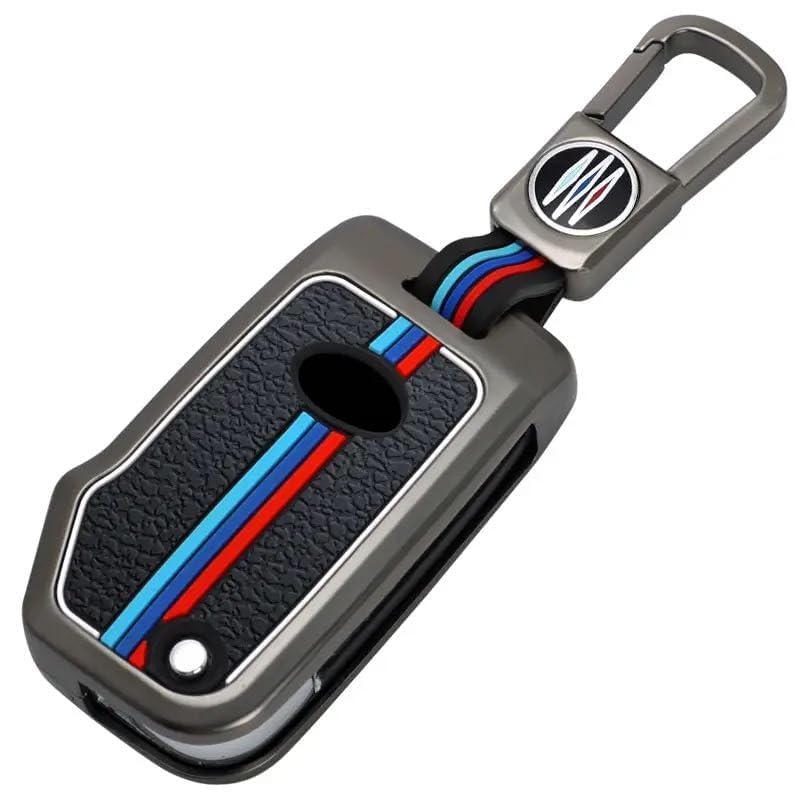 YOURKARTS.COM Car Key Case Cover compatible with KIA Seltos K2, K3 KX5 KX7 K4, K3 KX3 Carnival Carens Sorento Cadenza Sportage RIO – Metal Protection Shell (K!A)