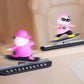 YOURKARTS.COM Car Skateboard Sliding Teddy Ornaments Cute Car Interior Deshboard Decorations for Car, Office, Home