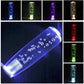 YOURKARTS.COM Crystal LED Gear Knob for Car – Universal Fit Design with USB Powered Multi-Color LED Light | Transparent Illuminated Gear Shifter for Manual Cars (Blue, 15cm)