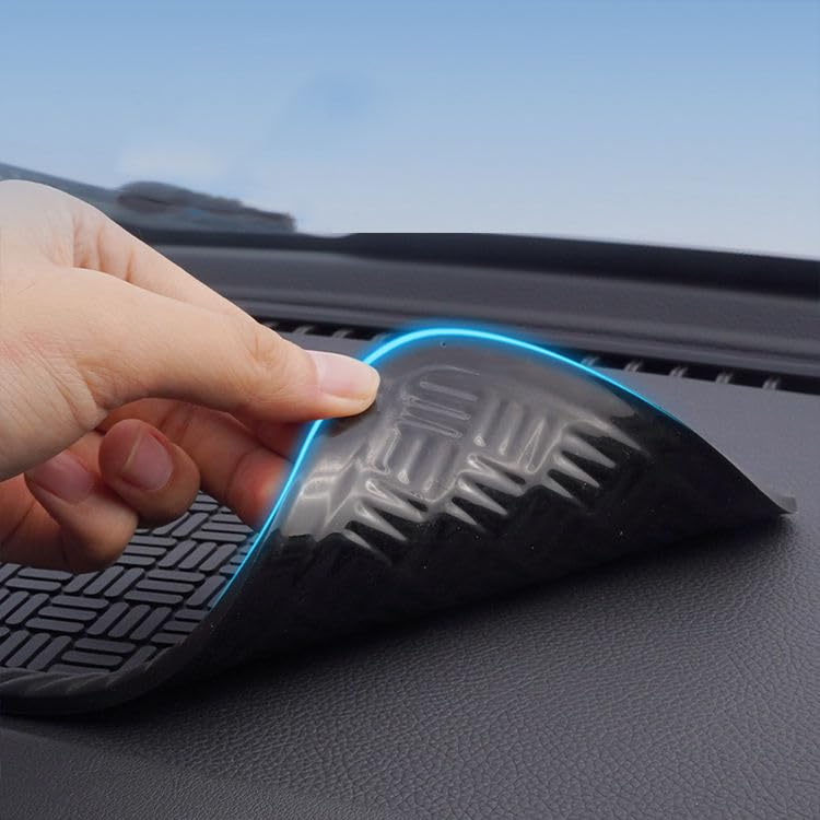 YOURKARTS.COM Secure Grip Non-Slip Car Dashboard Mat – Anti-Skid Pad for Phone, Sunglasses, Keys | Unique Spiritual Decor | car Accessories 2025 (Batman)