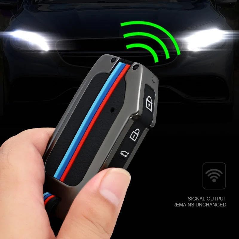 YOURKARTS.COM Car Key Case Cover compatible with KIA Seltos K2, K3 KX5 KX7 K4, K3 KX3 Carnival Carens Sorento Cadenza Sportage RIO – Metal Protection Shell (K!A)
