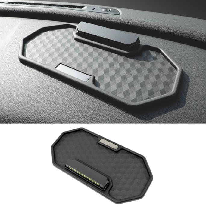 Yourkarts Anti-Slip Car Dashboard Mat for Phone, Universal Non-Slip Sticky Rubber Pad, Superior Anti-Slip Technology