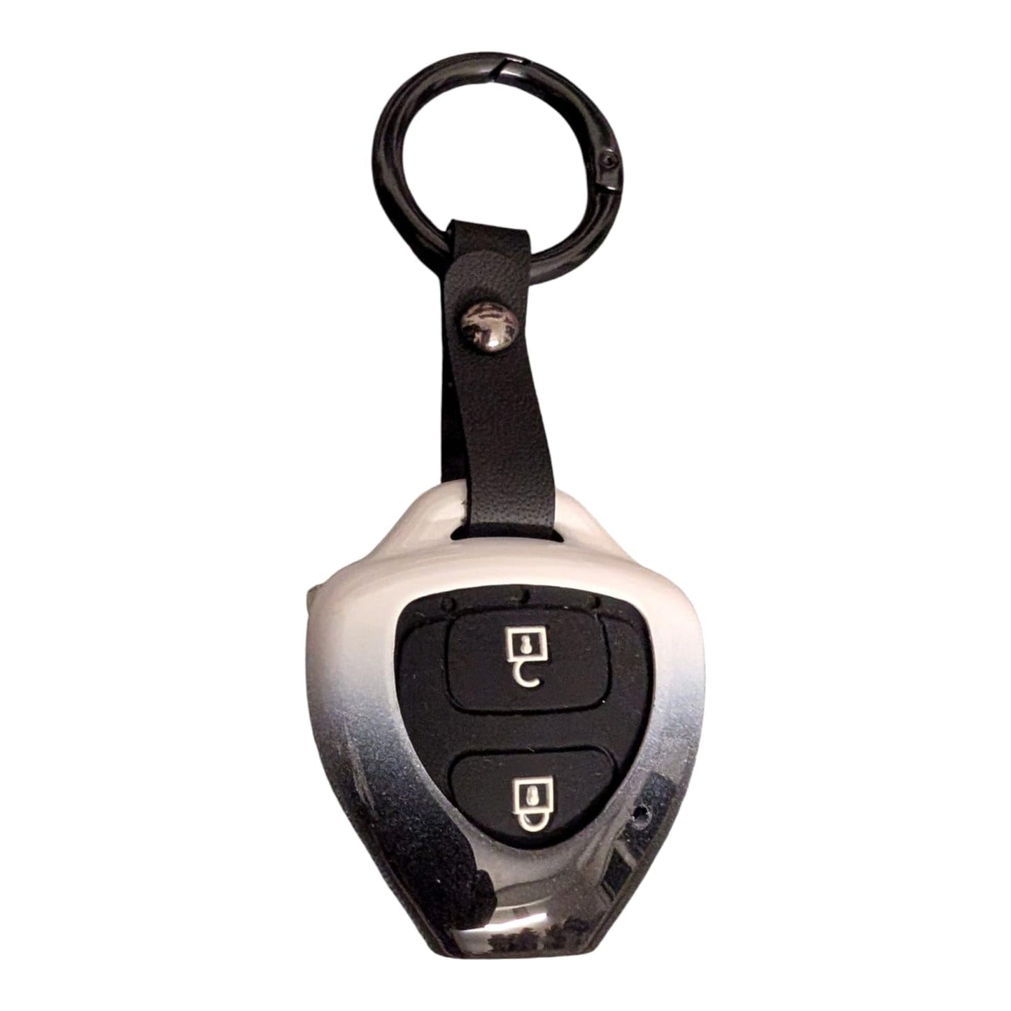 YOURKARTS.COM Car Key Cover Premium Carbon Pro Design Compatible with Old Toyota Innova | Fortuner | Corolla | Camry