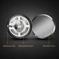 Stainless Steel Universal Car Dashboard Analog Clock, AC Vent Clip & 3M Tape Included