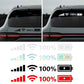 YOURKARTS.COM Car Decorative Stickers – Waterproof & Fade-Proof Sporty Stripe Design for Bonnet, Roof, Doors, and Sides | Easy to Apply Vinyl Wrap (Battery Sticker1)