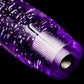 YOURKARTS Gear Shift Knob Crystal Sparkle Styling 15CM & 10CM Sporty Handle Universal Gear Head for Manual Automatic Cars | Sleek Transparent Design with Shimmer Effect (Purple, 10cm)