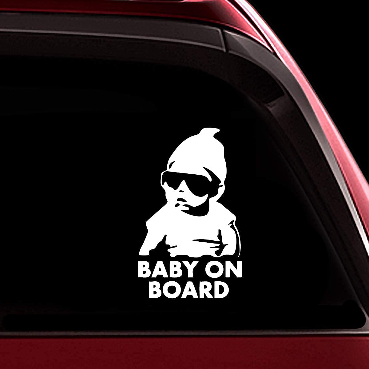 YOURKARTS Baby on Board Car Sticker - Safety and Alert Sign for Vehicles