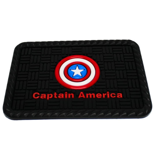 YOURKARTS.COM Secure Grip Non-Slip Car Dashboard Mat – Anti-Skid Pad for Phone, Sunglasses, Keys | Unique Spiritual Decor | car Accessories 2025 (Captain)