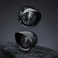 Mini Analog Car Dashboard Clock with Carbon Fiber Design (Black)