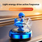 YOURKARTS.COM Solar Powered Car Perfume Diffuser/Dispenser different Car dashboard Aeroplane Solar models, Auto Rotation Fan with Perfume liquid & Organic Fragrance (Aeroplane with Pilot)