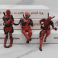 Yourkarts Dead Pool Action Figure PVC Model Movable Joint Set of 3 for Office Desk, Home Décor, Unique Decoration for Car Interiors