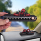 YOURKARTS.COM PVC Car Phone Number Dashboard Fantasy Display Plate, 27 x 8 cm, Push Down to Hide Number deadpool A