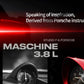 Mini Analog Car Dashboard Clock with Carbon Fiber Design (Black)