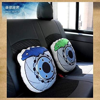 YOURKARTS.COM NOIS Blue Toys NOS Nitrous Oxide Bottle Soft Turbo Gifts Decor Headrest Neck Rest Pillow (Set Of 2)