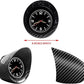 YOURKARTS.COM Carbon Fiber Car Dashboard Clock - Stylish Analog Mini Dashboard Clock for Cars, SUVs, and Trucks (Black)
