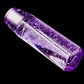 YOURKARTS Gear Shift Knob Crystal Sparkle Styling 15CM & 10CM Sporty Handle Universal Gear Head for Manual Automatic Cars | Sleek Transparent Design with Shimmer Effect (Purple, 10cm)