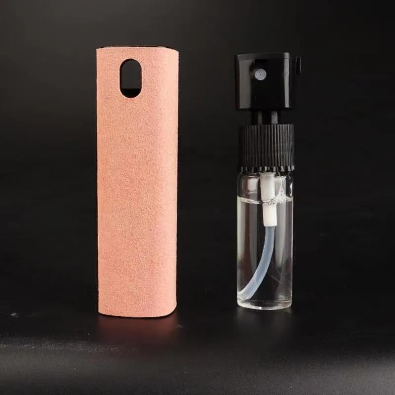 YOURKARTS.COM 2-in-1 Screen Cleaner Spray with Built-in Microfiber Cloth | Portable Cleaning Mist Any Displays | Refillable Anti-Dust Cleaning Tool (Screen Cleaner Spray Bottle)