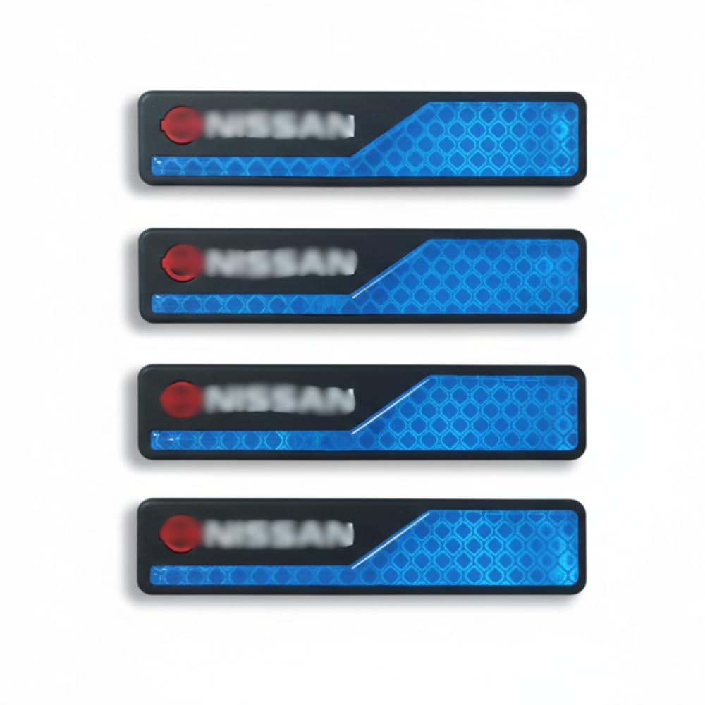 YOURKARTS.COM Car Door Edge Guards Protector Anti-Collision Strip Reflector Sport Design & Clear Options | Flexible Silicon & PVC Edge Guard Nissan