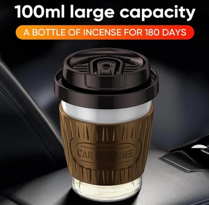 Yourkarts.com Cup Car Air Freshener – Coffee Cup Shape Car Perfume Diffuser