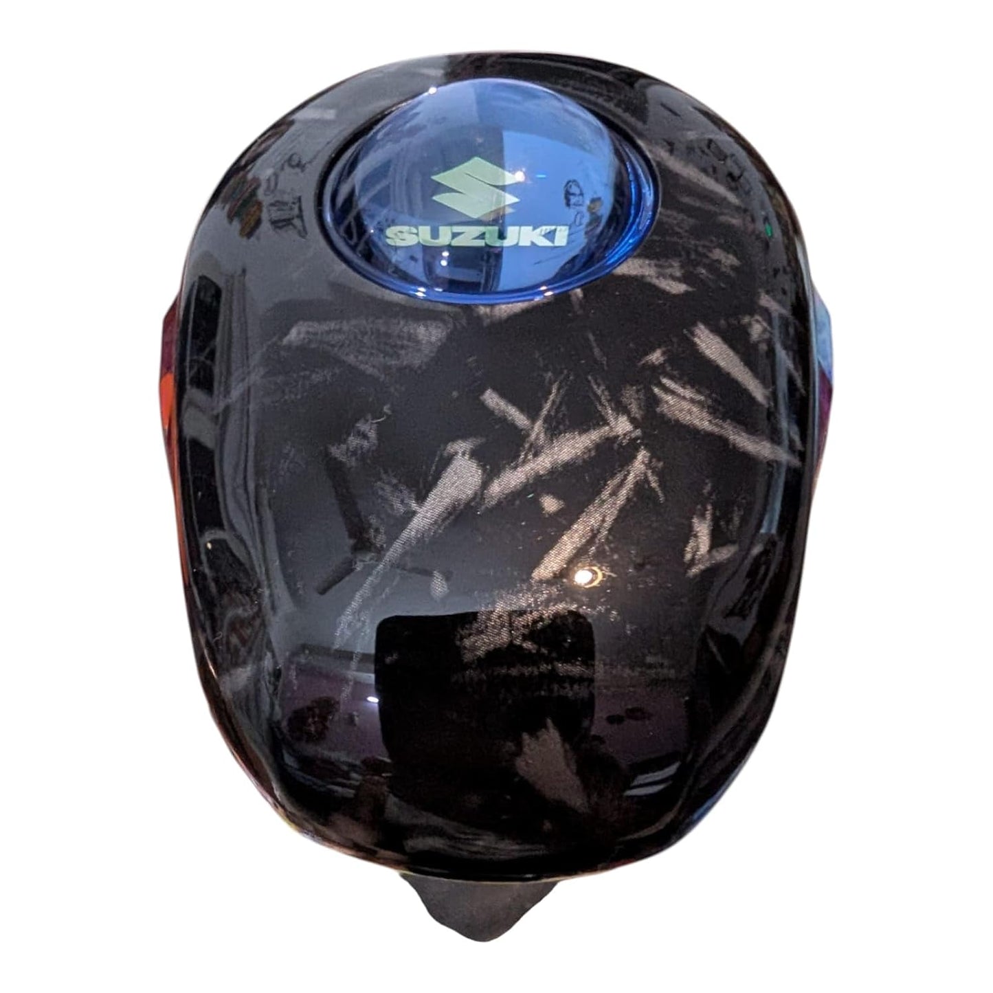 YOURKARTS Gear Knob LED with Logo Universal fit | Illuminated Gear Handle for Manual Automatic Cars | Premium Acrylic Build with Light-Up Feature for Stylish Night Driving (SUZU-KI)