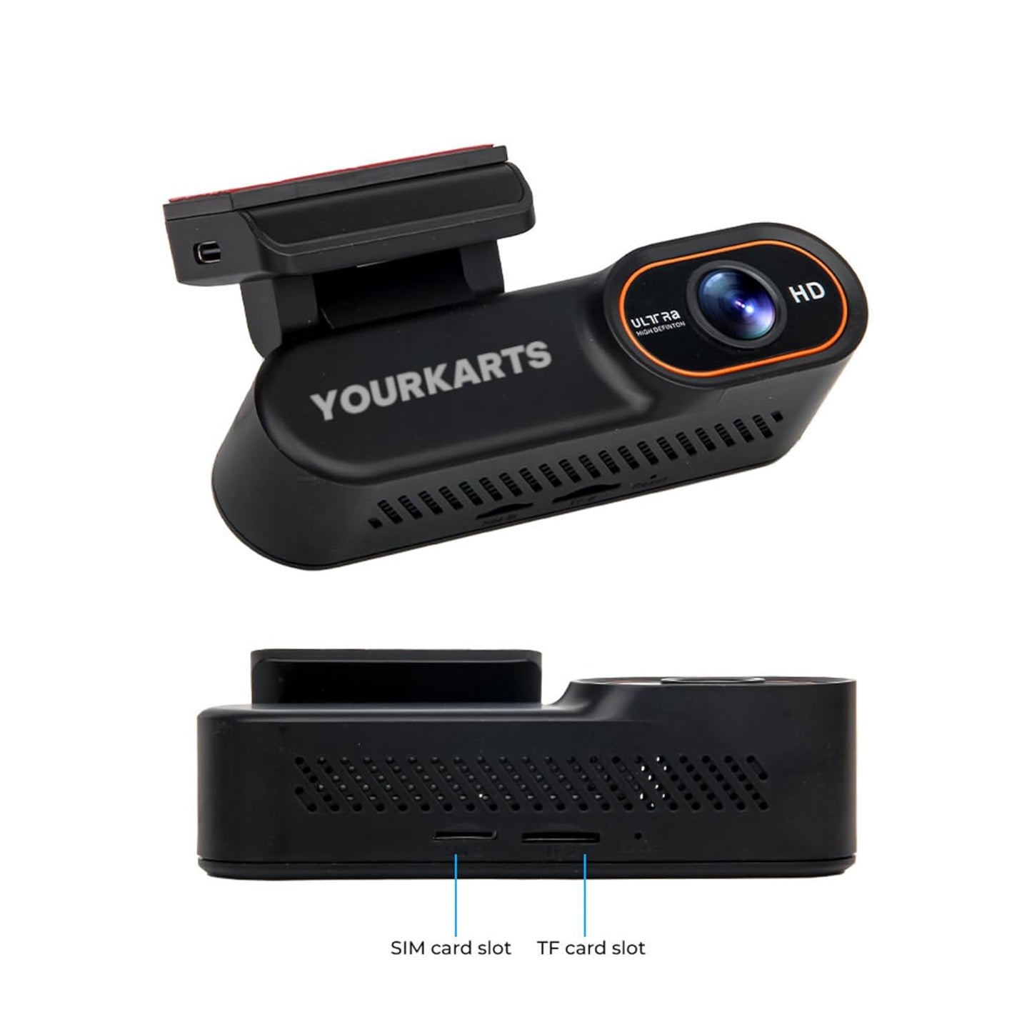 YOURKARTS.COM 4G Pro Dashcam 24/7 Remote Access, GPS Tracking, App Control, Geo-Fence Alerts, G-Sensor, Full HD DVR Recording, Smart Parking Monitor | Car Accessories 2025 18 Months Warranty