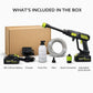 6 in 1 Cordless High Pressure Car Washer Gun 30 Bar for Car & Bike Cleaning