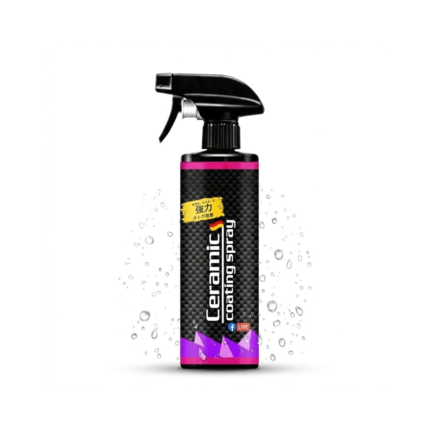 Ceramic Spray Coating for Cars, High Shine Car Wax with Paint Protection