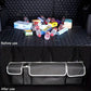 YOURKARTS.COM Car Trunk Organizer with Multiple Storage Pockets, Black, Backseat Hanging Storage Bag, Adjustable Straps, Automotive Interior Organization