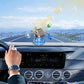 YOURKARTS.COM Automatic Rotation Air Freshener – Solar Powered Car Perfume Diffuser with Racing Wheel & Windmill Design | Rotating Dashboard Fragrance for Car Interior (Windmill)