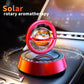 YOURKARTS.COM Car Perfume Diffuser Rotating Solar Air Freshener Double-ring Aromatherapy Diffuser Scent Car Decoration Interior Accessories (Solar Metal Vertical Ring)