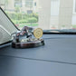 YOURKARTS.COM Bull Design Air Freshner Perfume Solar Power Dashboard Style Decorative