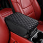 Car Armrest Cushion Pad, Console Cover, Anti-Slip, Universal Fit for Cars