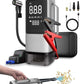 YOURKARTS.COM Q27|10,000 mAh | 4-in-1 Car Emergency Tool – 150 PSI Tyre Inflator, 5000 Pa Vacuum Cleaner & 3000 A Peak Jump Starter | Power Bank with Smart LCD & Safety Protection