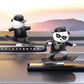 YOURKARTS.COM Car Skateboard Sliding Teddy Ornaments Cute Car Interior Deshboard Decorations for Car, Office, Home