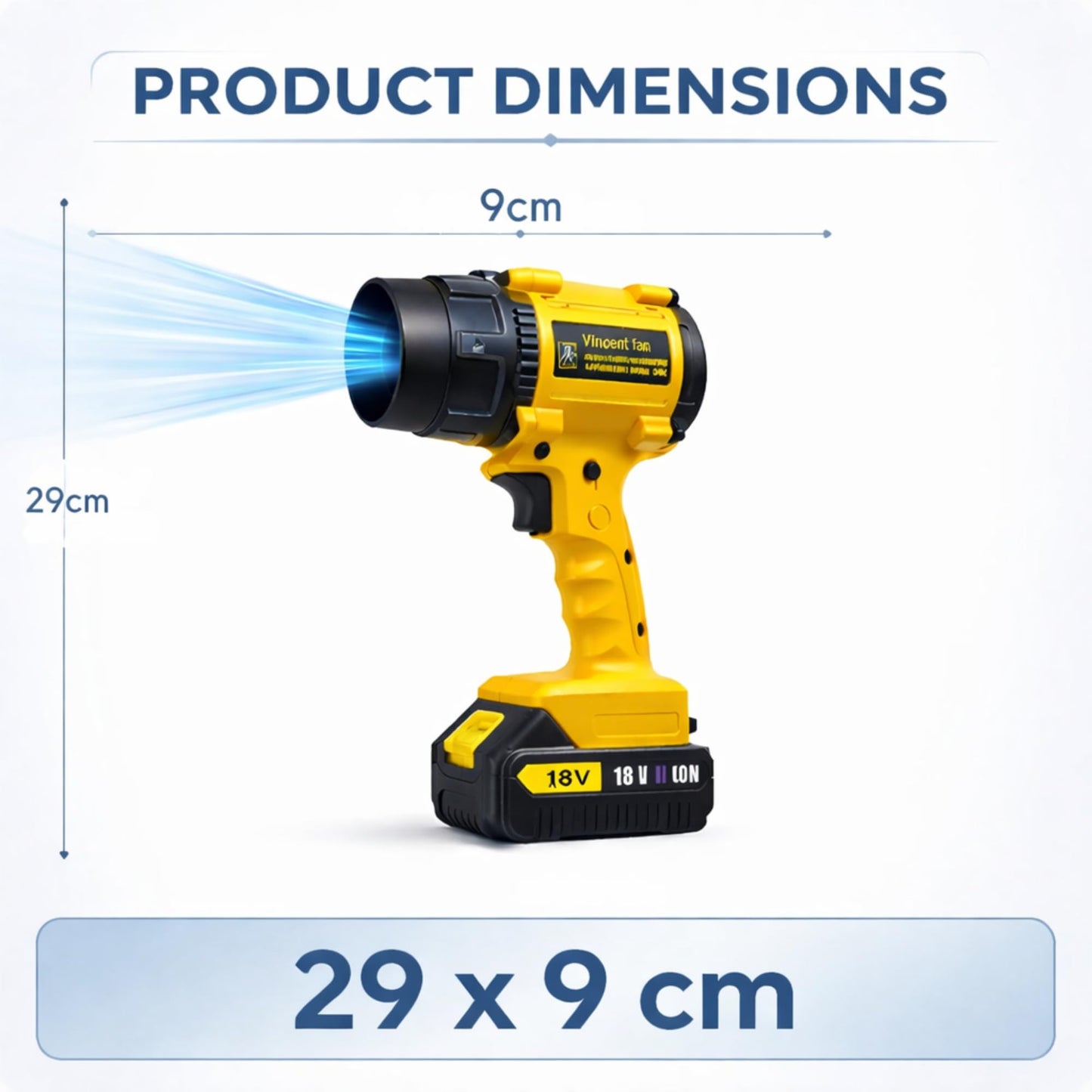 High Speed Mini Blower 110000 RPM, Rechargeable Jet Air Duster for Electronics, Car & Home