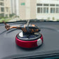 YOURKARTS.COM Solar Helicopter Shape Car Air Freshener (Red) – Essential Oil Diffuser for Dashboard, Office Table & Home Interiors car Accessories 2025