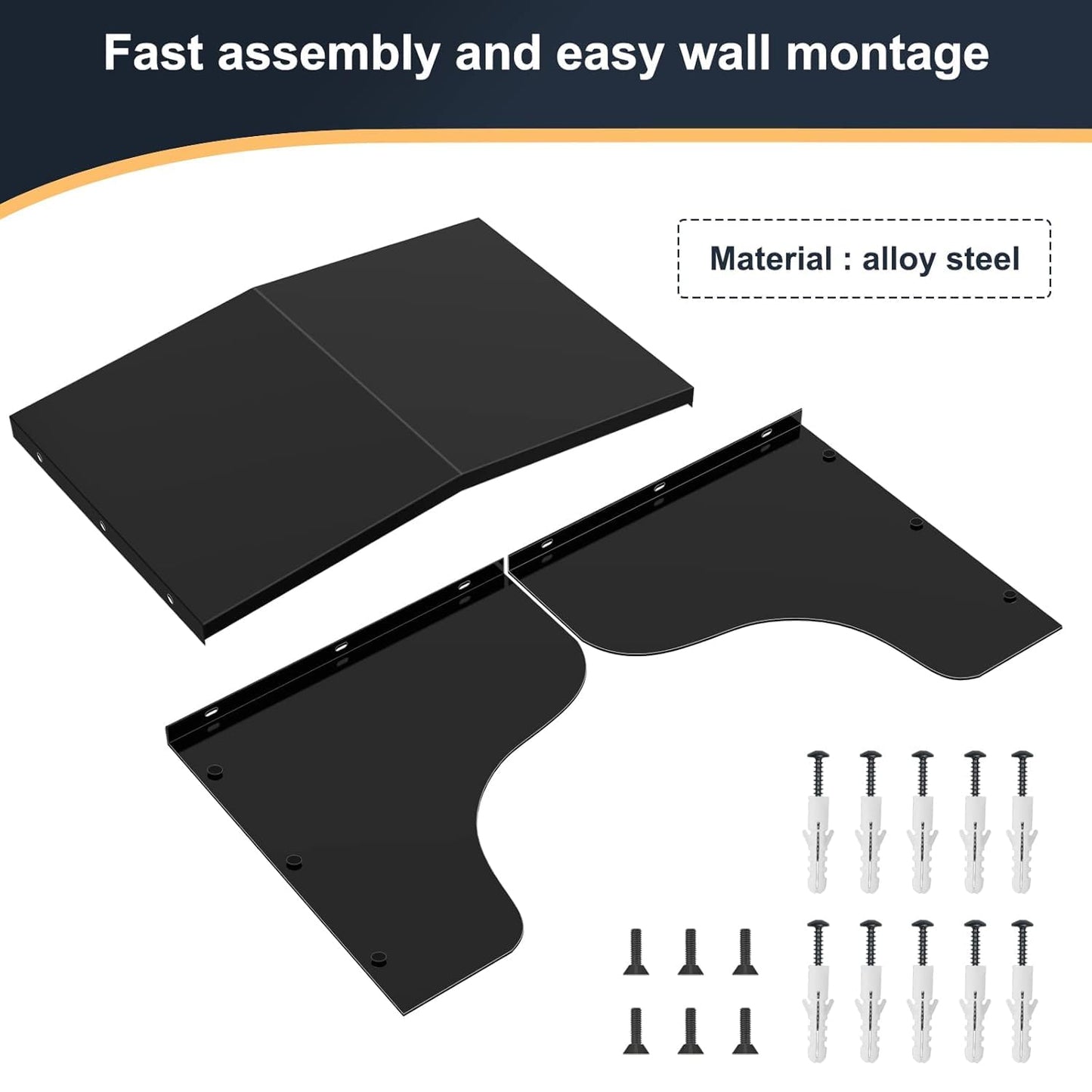 EV Charger Weather Protection Cover – Heavy-Duty Alloy Steel Wall Mount Rain Shield for EV Charging Stations | Universal Fit for Home Wallbox Chargers | Protects Against Sun, Rain, Dust