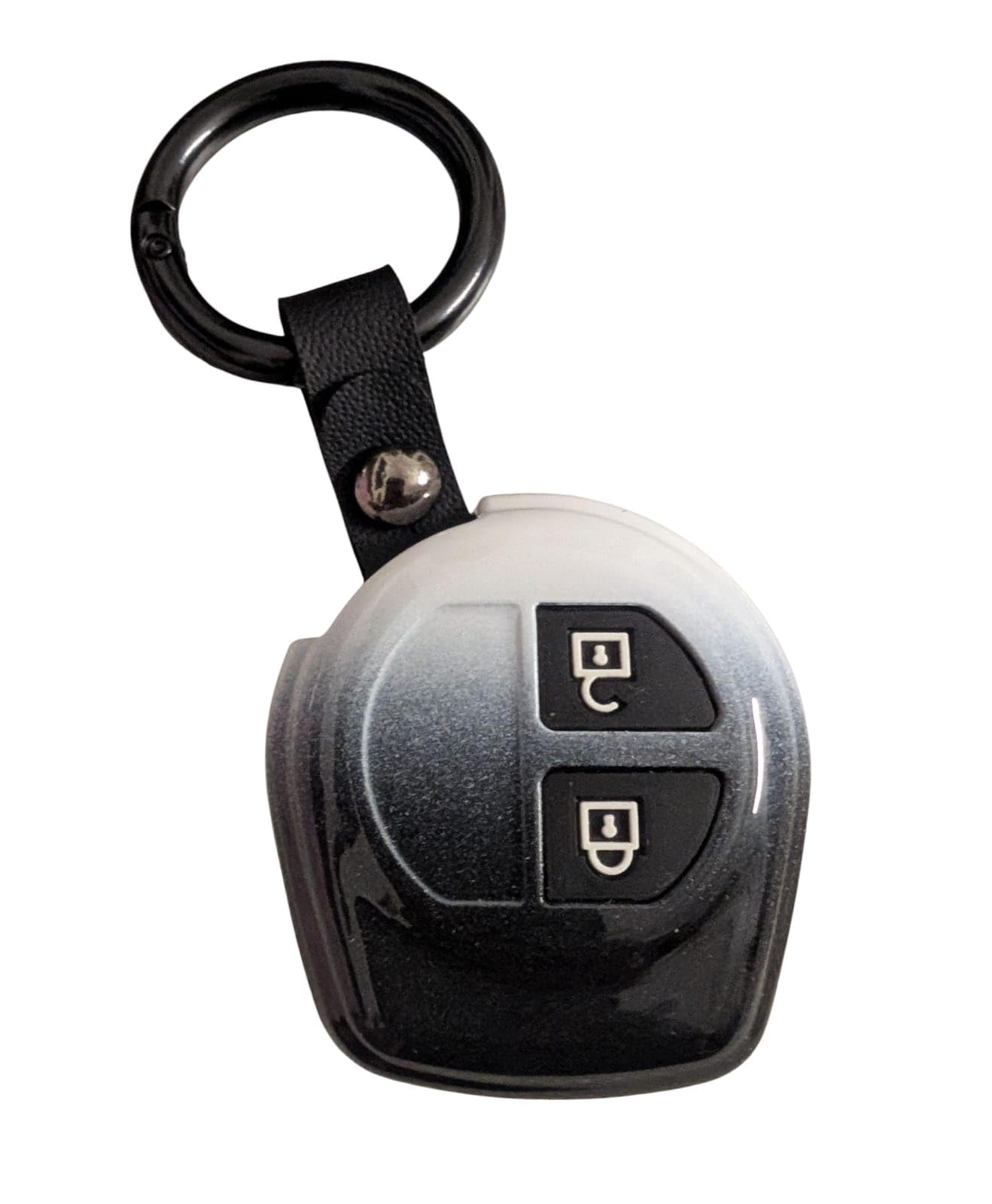 YOURKARTS.COM Car Key Cover ABS Carbon Case Anti-Break Key Shell S-Presso,Swift,SX4,DZire,Ignis,Alto,Vitara Brezza,Celerio,Ertiga,Ciaz,SCross,Baleno,Ritz 2 Button