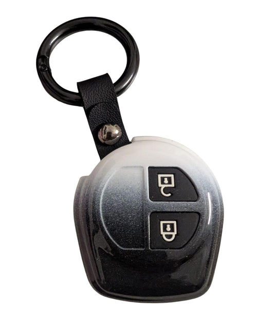 YOURKARTS.COM Car Key Cover ABS Carbon Case Anti-Break Key Shell S-Presso,Swift,SX4,DZire,Ignis,Alto,Vitara Brezza,Celerio,Ertiga,Ciaz,SCross,Baleno,Ritz 2 Button