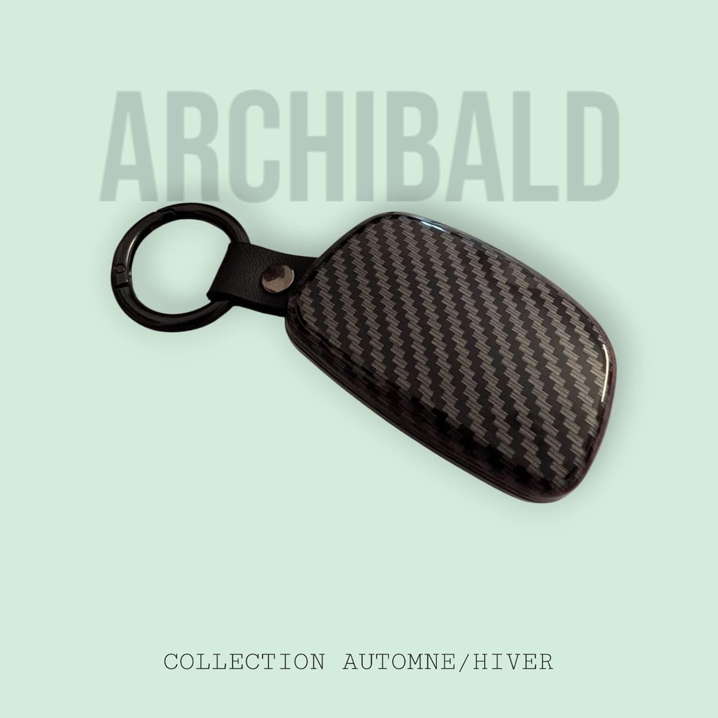 YOURKARTS.COM Car Key Cover Premium Carbon A+ Design Compatible With Hyundai Creta 2024,Creta ev, Alcazar Luxury Waterproof Key Shell & Full Protection 4 Button (Carbon strip)