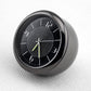 Stainless Steel Universal Car Dashboard Analog Clock, AC Vent Clip & 3M Tape Included