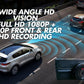 YOURKARTS.COM T968 Pro Dual Dash Camera – Full HD 1080P + 720P Front & Rear Camera with 3-Inch IPS Display,G-Sensor, and Night Vision-18 Months Warranty