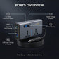 200W Car Power Inverter Laptop Charger with 3 USB & 1 C Type Fast USB Charging Ports